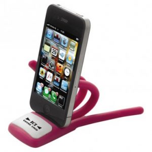 idee-cadeau-entreprise-fin-d-annee-support-smartphone-rouge