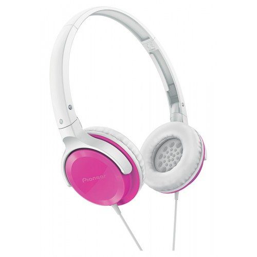 cadeau-publicitaire-casque-audio-pioneer-blanc-et-fushia