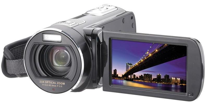 Black digital camcorder discount