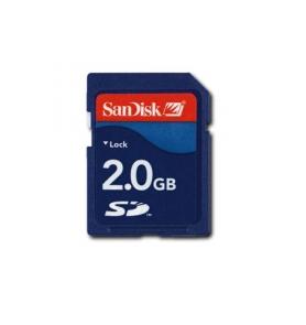 Cadeau d'entreprise original - Carte mémoire SD Sandisk 2 Go