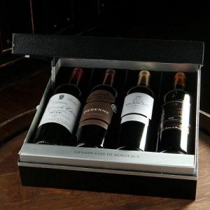 objet-publicitaire-entreprise-coffret-vin-rouge-4-bouteilles