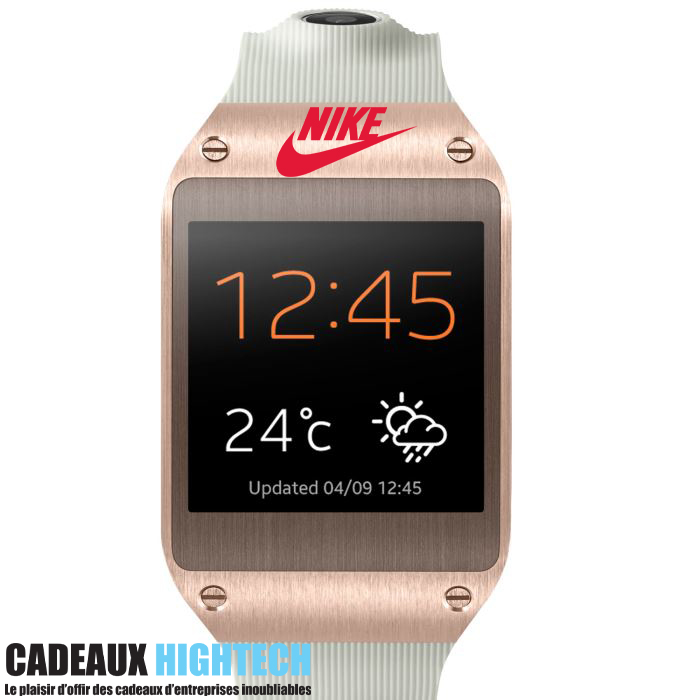 Gear rose gold phone watch