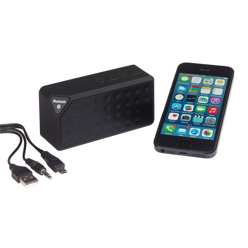 Enceinte BlueTooth Logo Noire