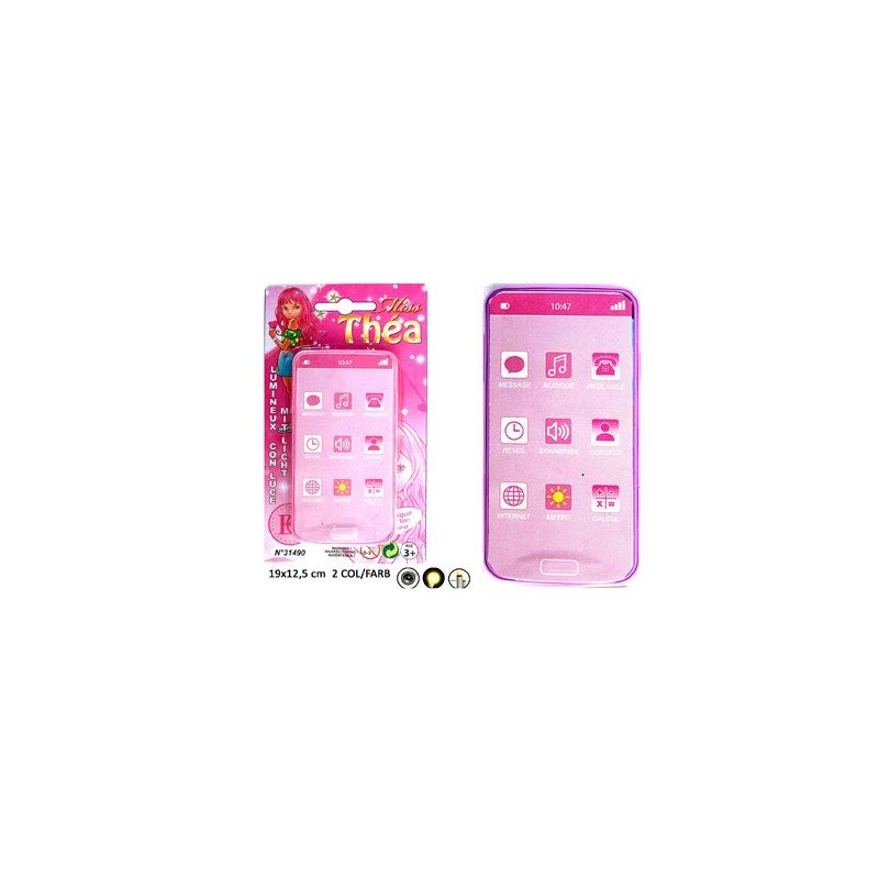 Téléphone Jouets enfant - ROSE - téléphone portable - smartphone - cadeau  enfant 