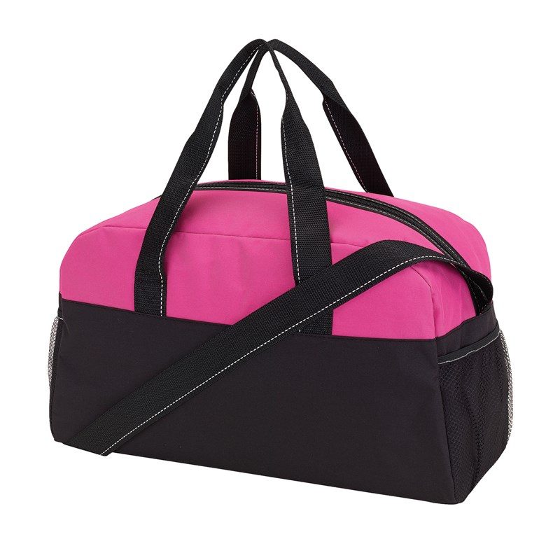 Sac de sport fashion noir et gris clair – Image 4