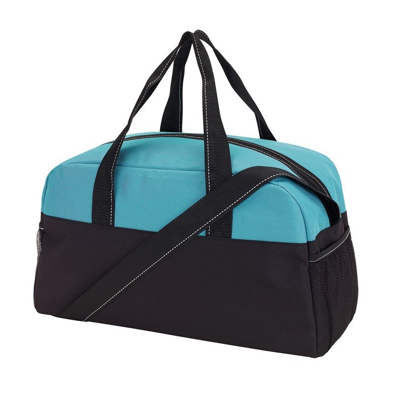 Sac de sport fashion noir et gris clair – Image 2