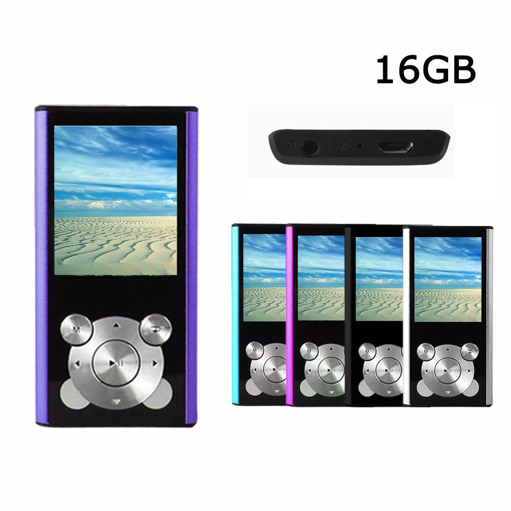 Cadeau entreprise original - Lecteur MP3/MP4 16 Go violet