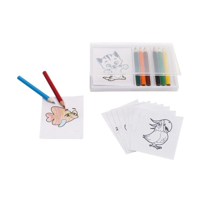 personal-business-gift-coloring-set-animals-pencils