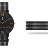 catalogue-cadeaux-comite-d-entreprise-montre-noire-bracelet-tissu