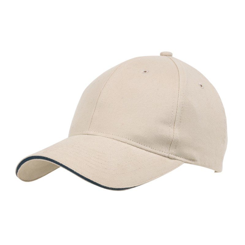 objet-publicitaire-casquette-6-segments-beige