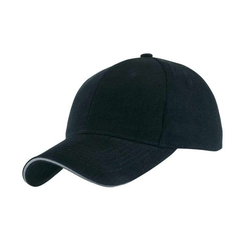 objet-publicitaire-casquette-6-segments-noire