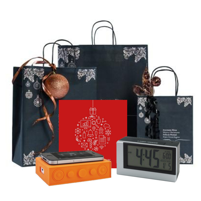 Gift box audio promotional items