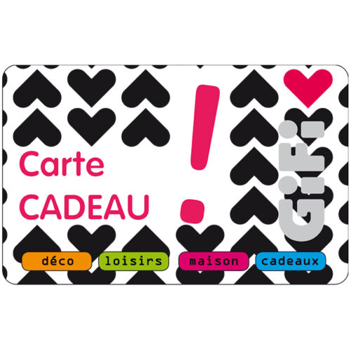 Carte cadeau GIFI pour faire plaisir Cadeaux & Hightech