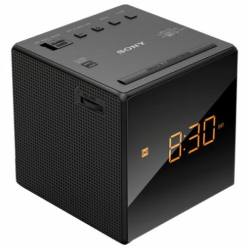 business-gift-radio alarm clock-sound-black