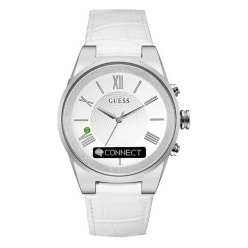 man-watch-guess-white-frame-gift