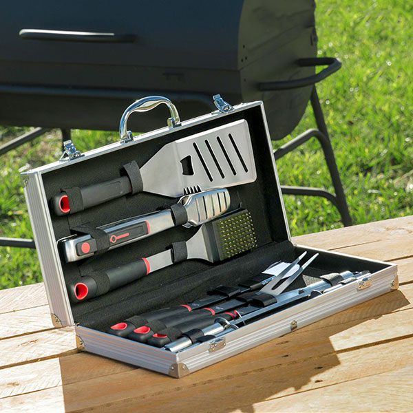 Cadeau original mallette ustensiles barbecue pro - Cadeaux Et Hightech