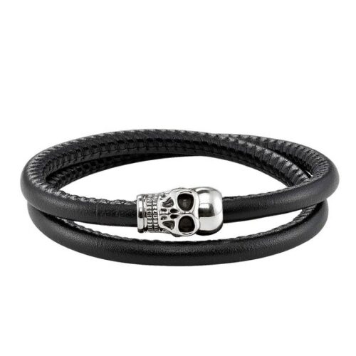 idee-cadeau-bracelet-unisexe-thomas-sabo-argente-noir
