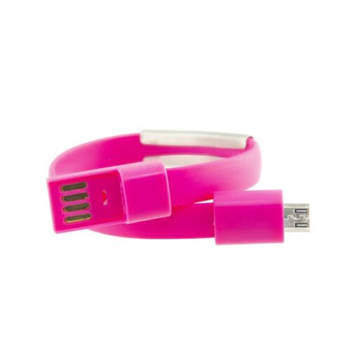 idee-cadeau-de-noel-bracelet-micro-usb-rose