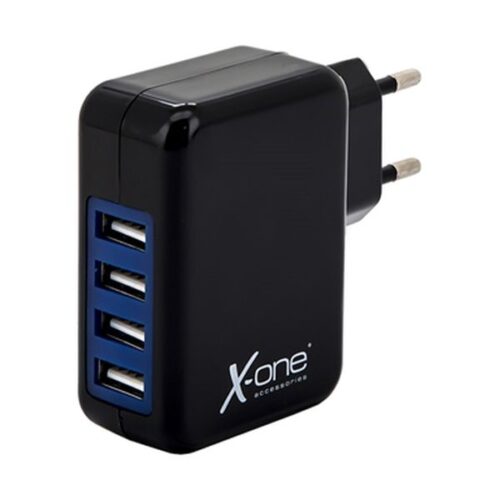 christmas-gift-idea-wall-charger-4usb-black