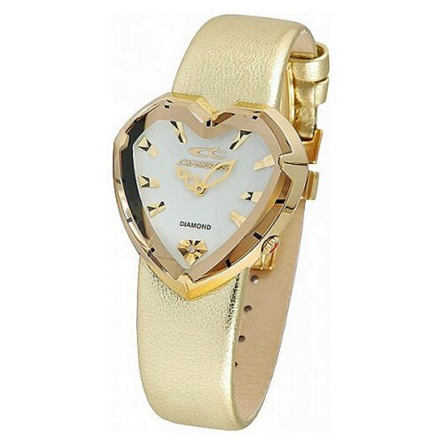 idee-cadeau-montre-femme-chronotech-cuir-blanc