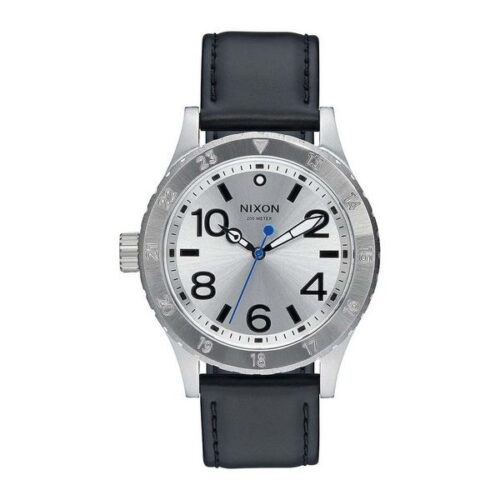 gift-watch-idea-nixon-steel-and-leather-grey