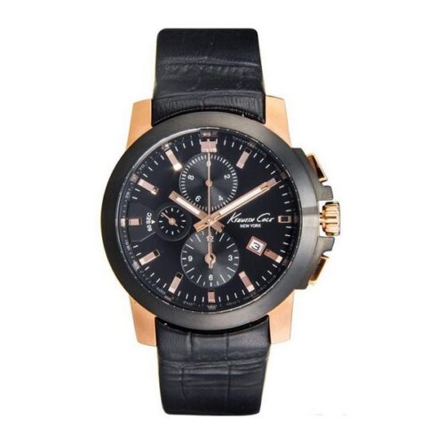 idee-cadeau-montre-kenneth-cole-cuir-et-noir