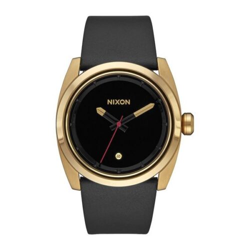 idee-cadeau-montre-nixon-homme-cuir-noir-41mm