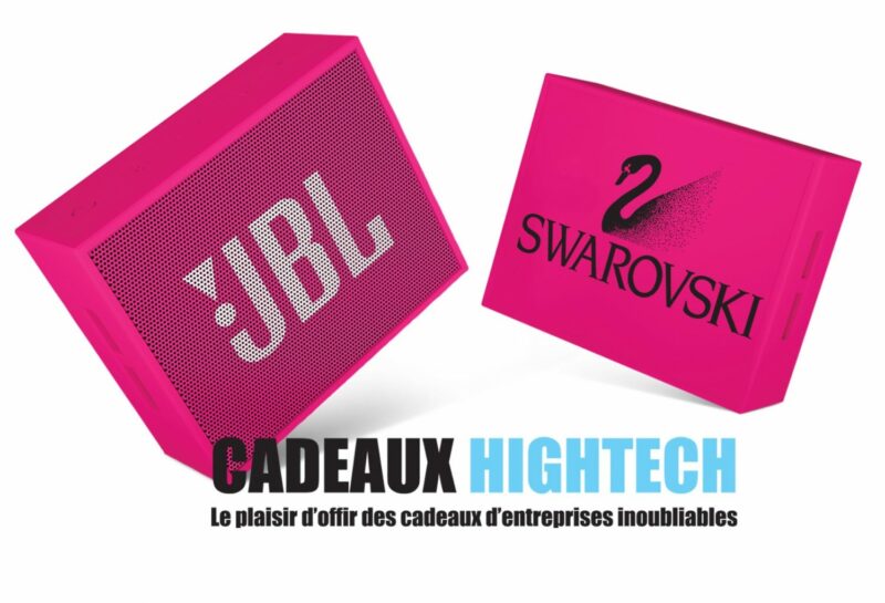 cadeau-client-enceinte-jbl-rose-avec-logo