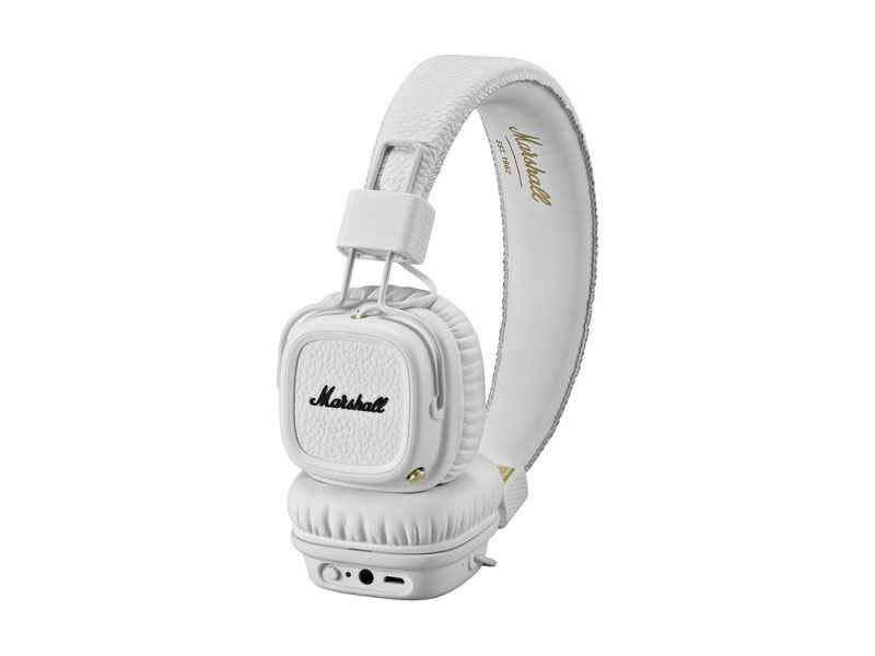 Casque bluetooth Marshall Major white - Cadeaux Et Hightech