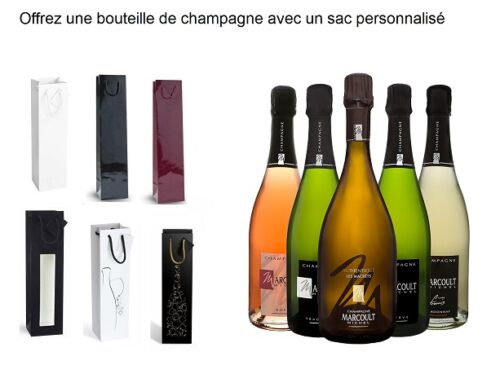 Cadeau d'affaires - Coffret Champagne 2 coupes haut de gamme