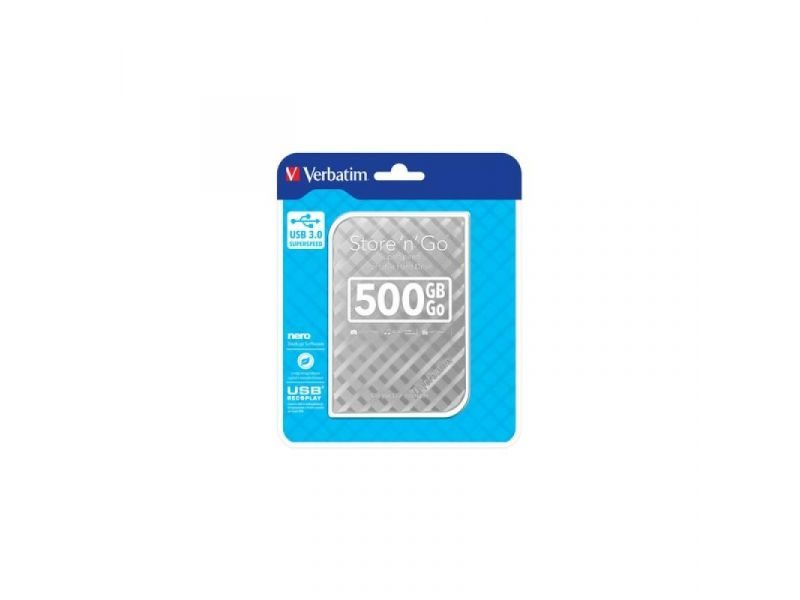 Disque dur externe HDD Verbatim store 500Go - Cadeaux Et Hightech