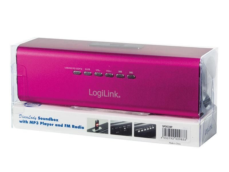 enceinte-bluetooth-discolady-logilink-mp3-et-fm-rose-cadeaux-et-hightech-promotions