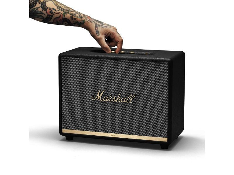 enceinte-bluetooth-marshall-woburn-bt-ll-black-cadeaux-et-hightech-haut-de-gamme