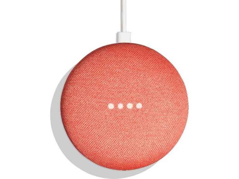 enceinte-bluetooth-mini-assistant-google-home-corail-cadeaux-et-hightech-haut-de-gamme