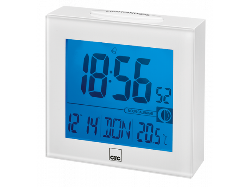 Station météo Radio réveil blanc - Cadeaux Et Hightech