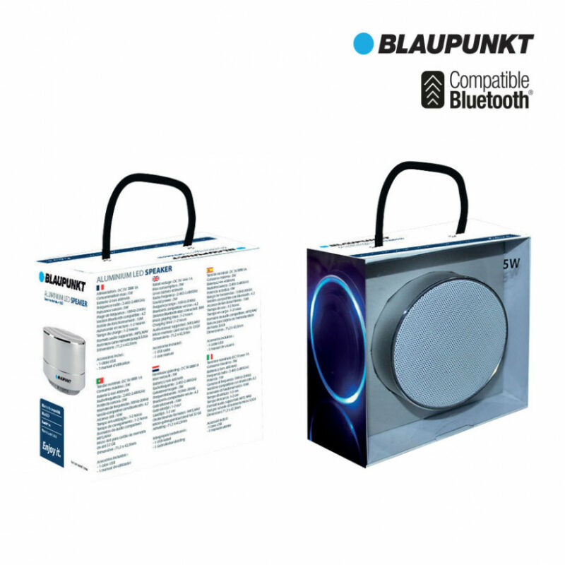 cadeaux-d-affaires-enceinte-bluetooth-5w-led-blaupunkt-blues-pas chers