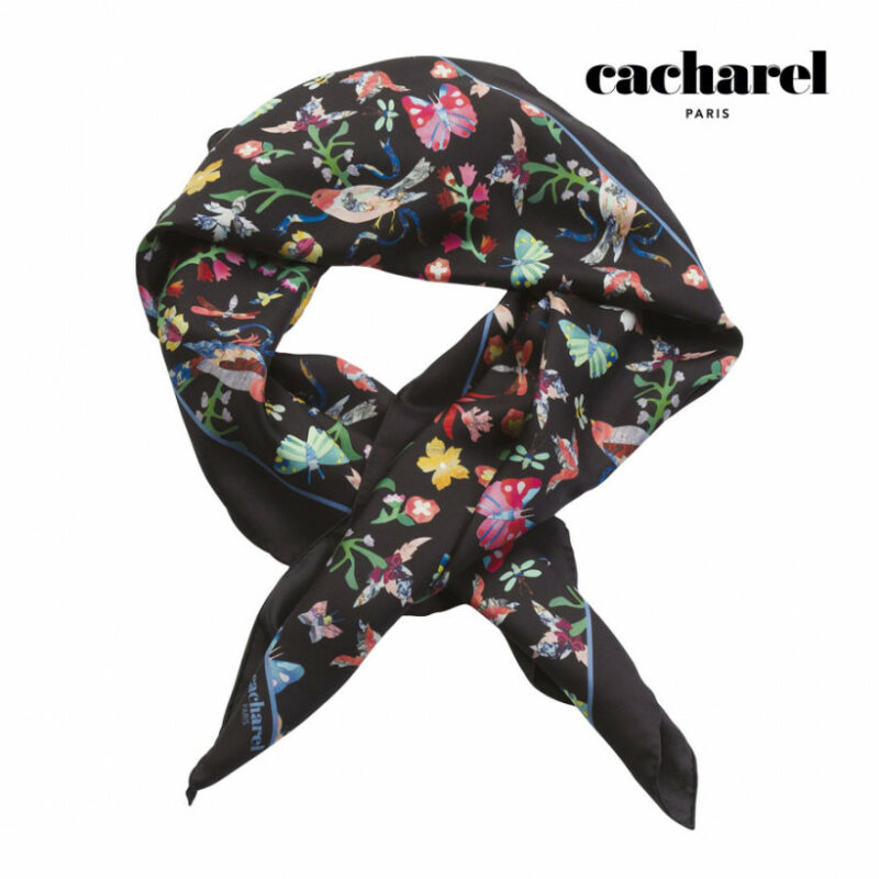 cadeaux-d-affaires-foulard-en-soie-cacharel-butterfly