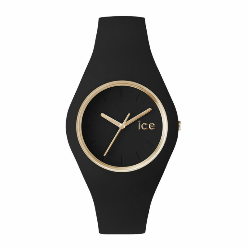cadeaux-d-affaires-montre-analogique-ice-watch-ice-glam-noir-et-or