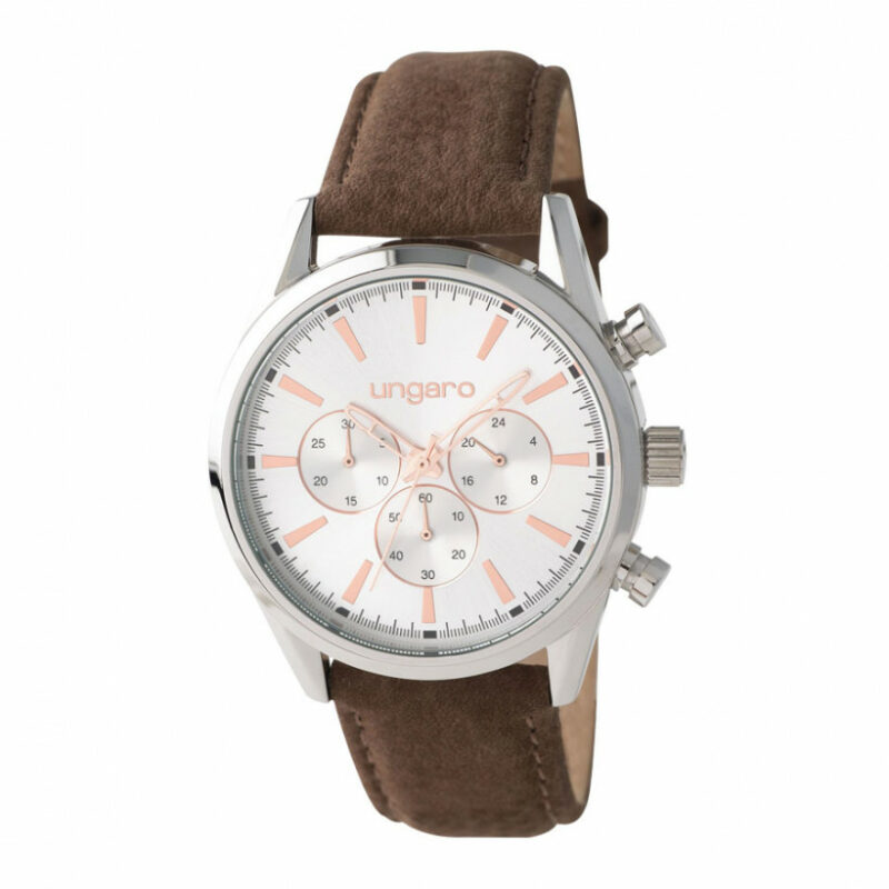 business-gifts-watch-chronograph-ungaro-orso-brown