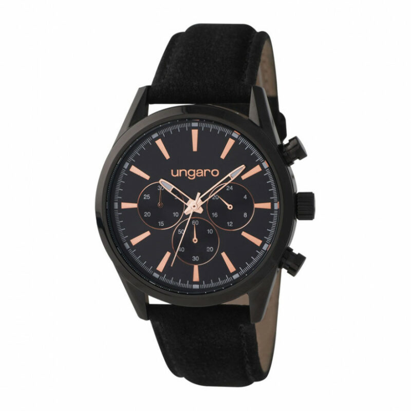 cadeaux-d-affaires-montre-chronographe-ungaro-orso-noir