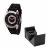 cadeaux-d-affaires-montre-hypnose-jean-louis-scherrer-black-rabais