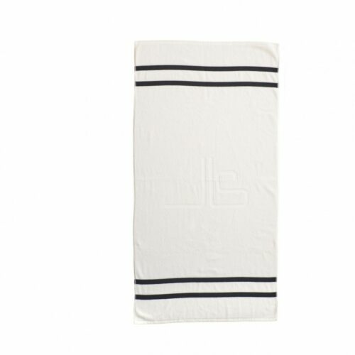 business-gift-towel-beach-jean-louis-scherrer-catamaran-white