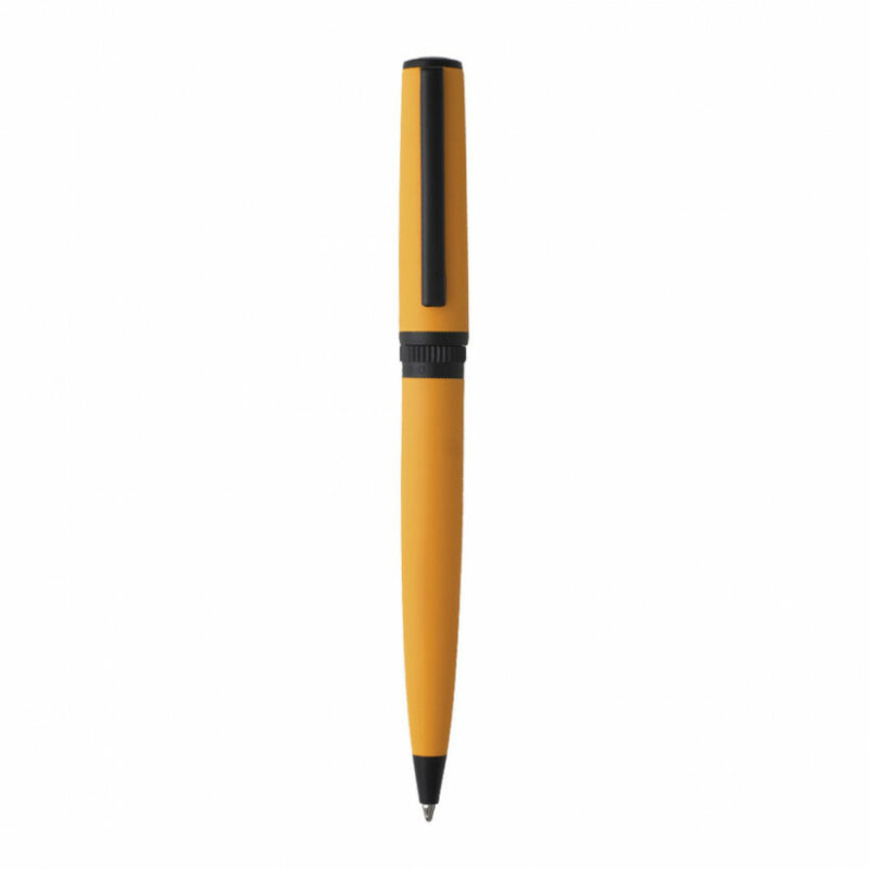 cadeaux-d-affaires-stylo-a-bille-hugo-boss-gear-matrix-jaune