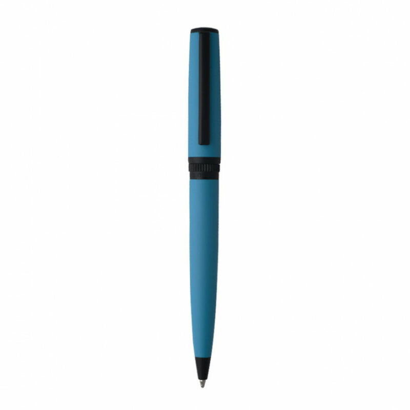 cadeaux-d-affaires-stylo-a-bille-hugo-boss-gear-matrix-turquoise