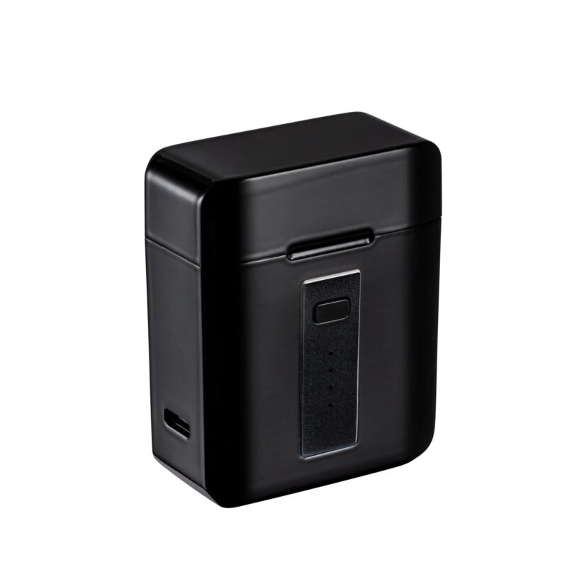 ecouteur-bluetooth-design-dock-de-charge-noir-a-la-mode