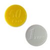 porte-cle-jeton-caddie-acrylique-bicolore-rabais