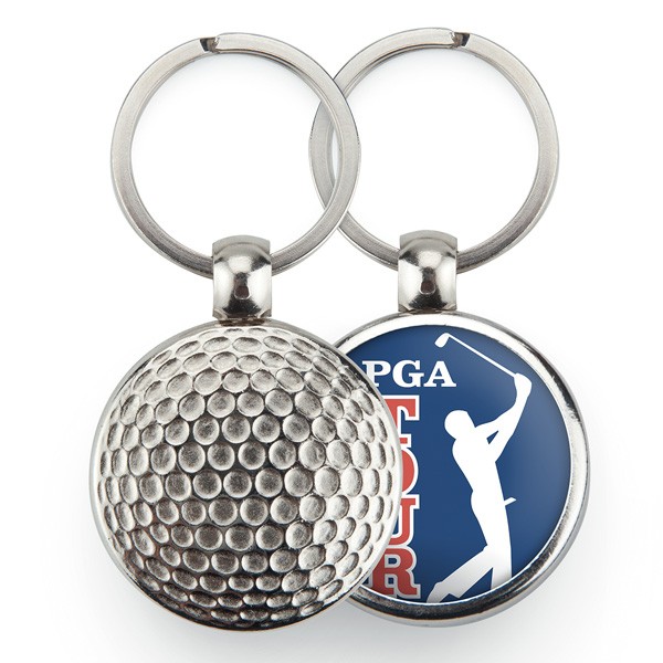 Porte Clé personnalisable métallique golf - Goodies