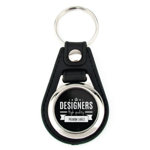 advertising-key-holders-metal-and-leather-synthetic-black-not-floors