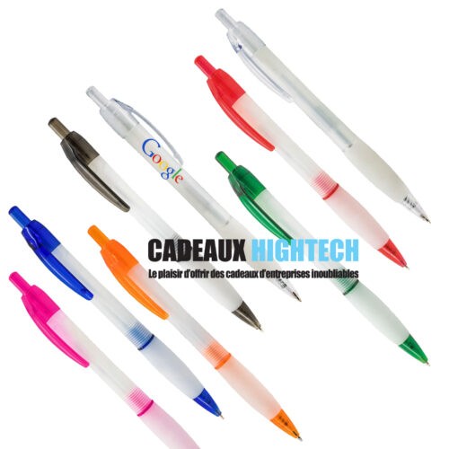 personalized-advertising-pen-transparent-blue-ink-luxurious