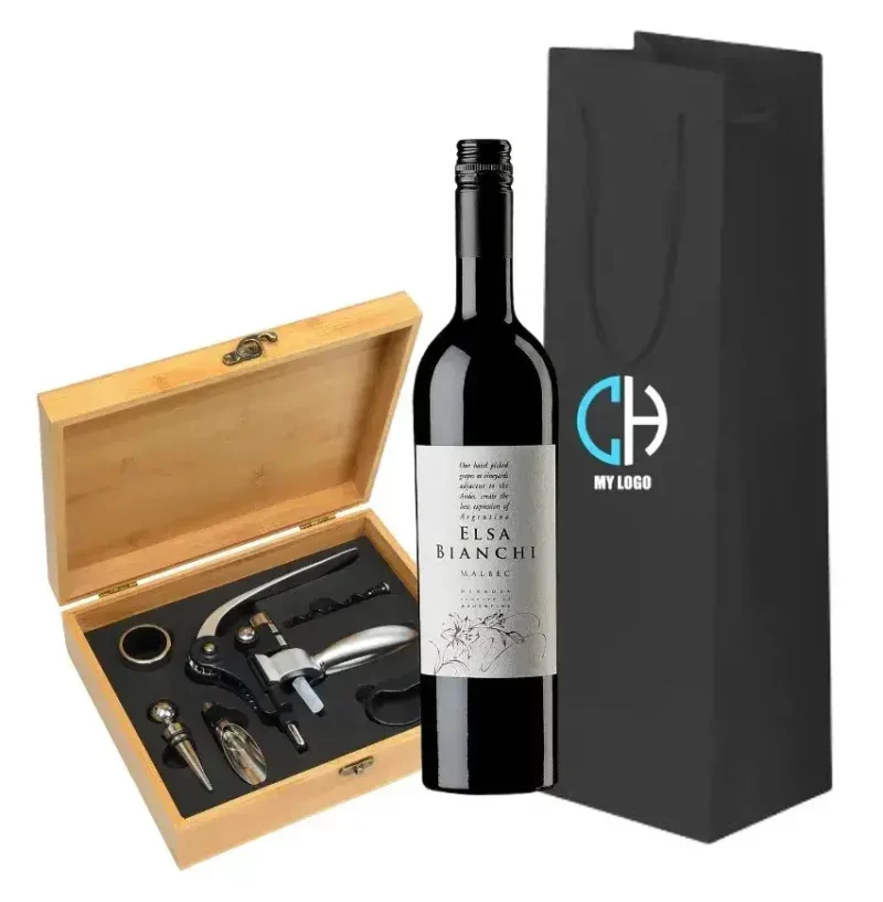 Coffret cadeau entreprise black wine